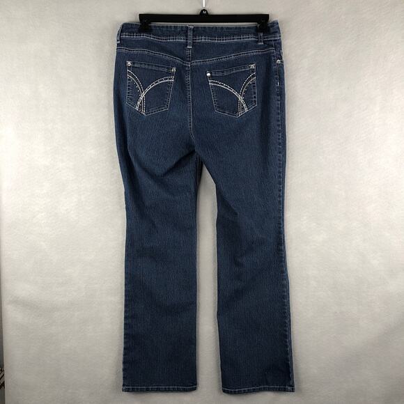Chico's Women's Size 1.5 (M/10) Straight Leg Mid-Rise Jeans - Picture 3 of 6